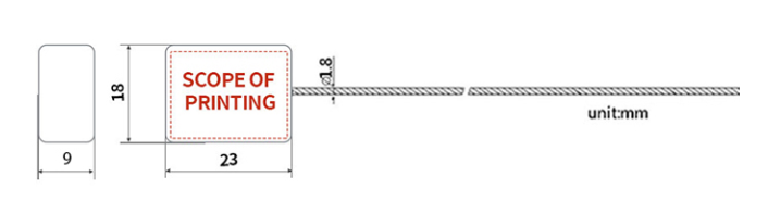 Con dấu cáp thép ABS Con dấu cáp thép ABS