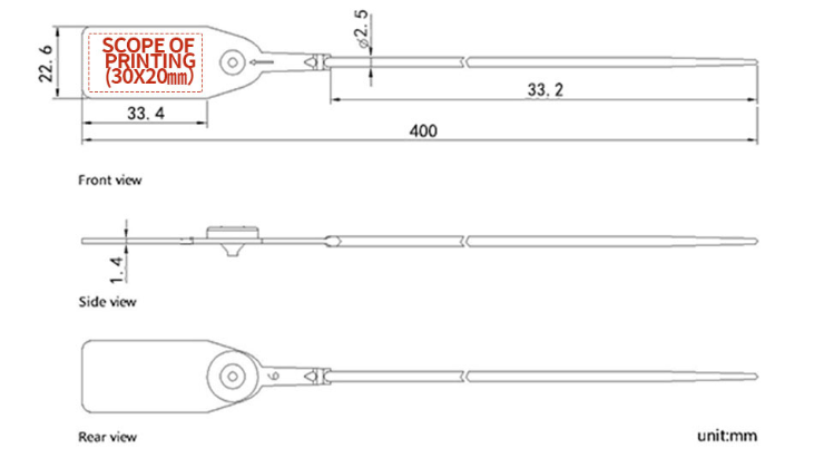 con dấu nhựa Plastic Seal