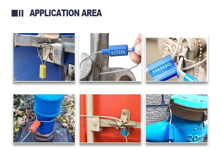 con dấu cáp kim loại metal cable seals