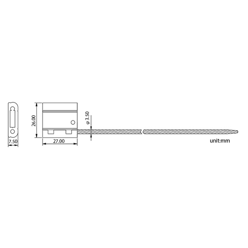 con dấu cáp kim loại metal cable seals