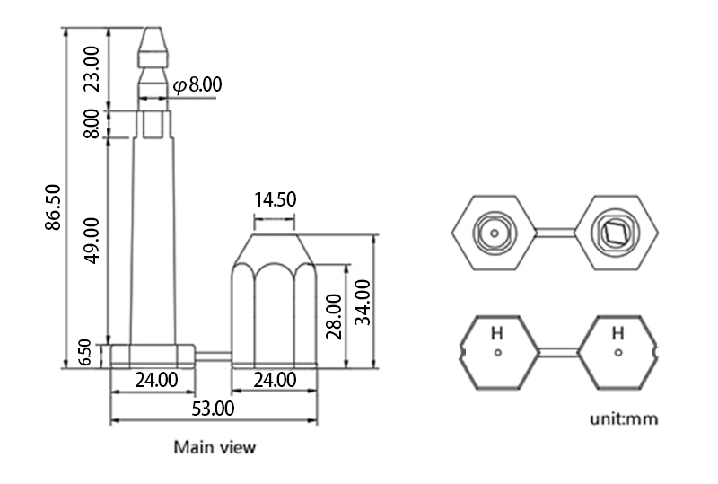 Con dấu container Bolt Con dấu container Bolt