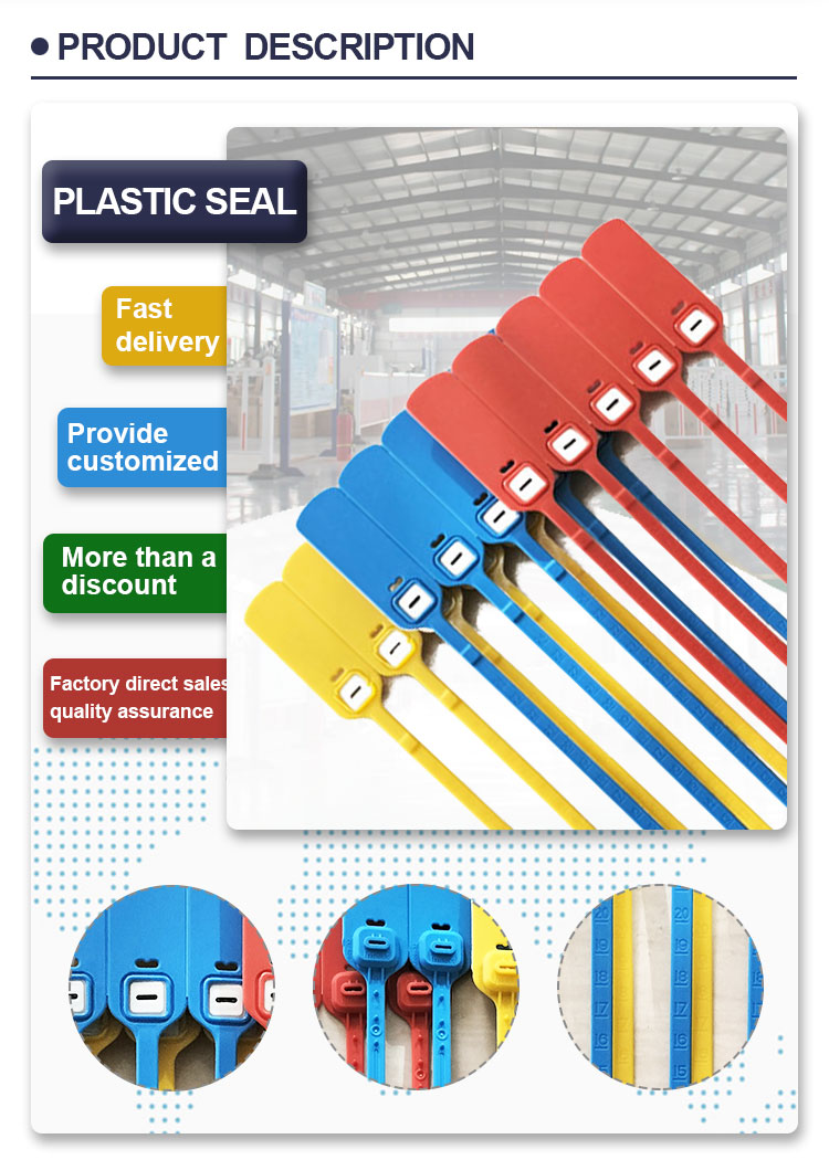 thẻ bảo mật con dấu nhựa plastic seal security tag