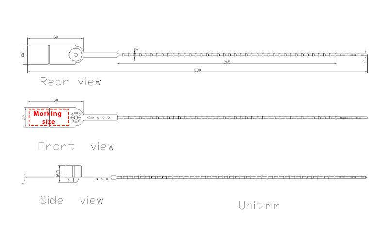 Phớt xe tải bằng nhựa Plastic Truck Seals