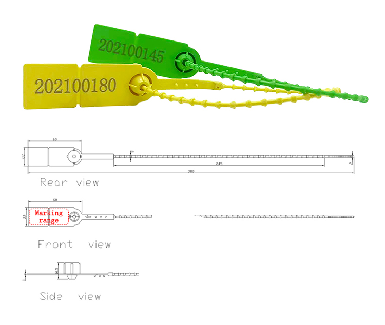 Giá xuất xưởng giá rẻ Con dấu an ninh bằng nhựa Cheap Factory Price Plastic Security Seal