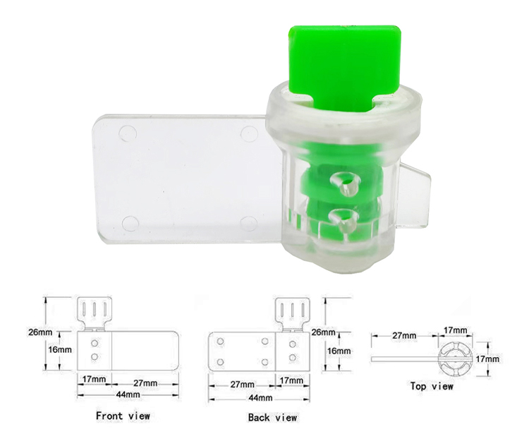 Anti-tamper Twist Transparent Meter seal
