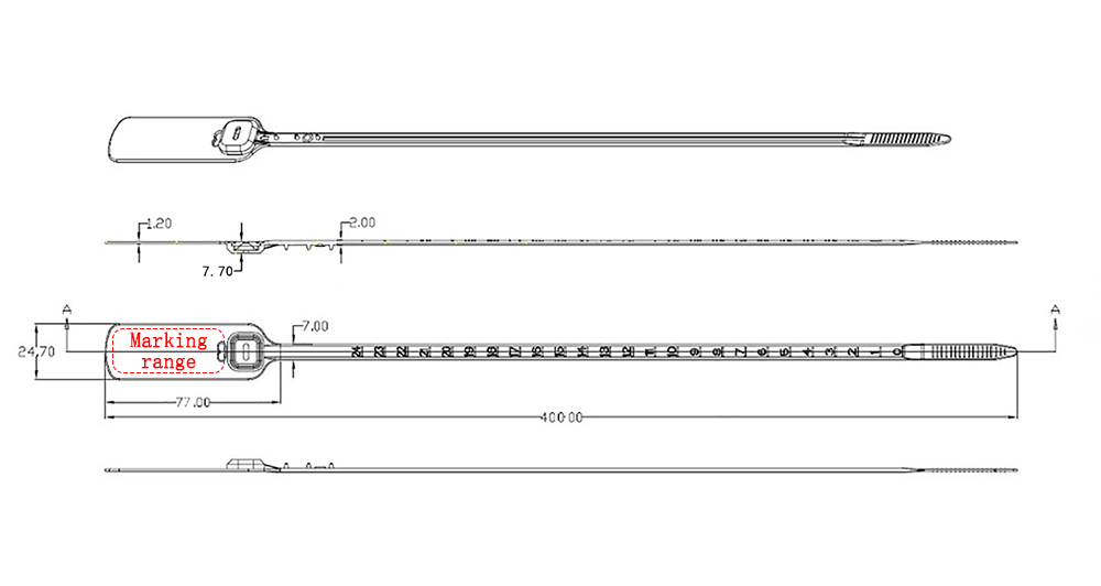 Con dấu Trailer nhựa Plastic Trailer Seals