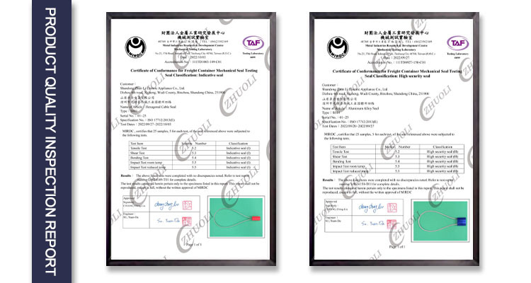 Con dấu an ninh xe tải Con dấu an ninh xe tải