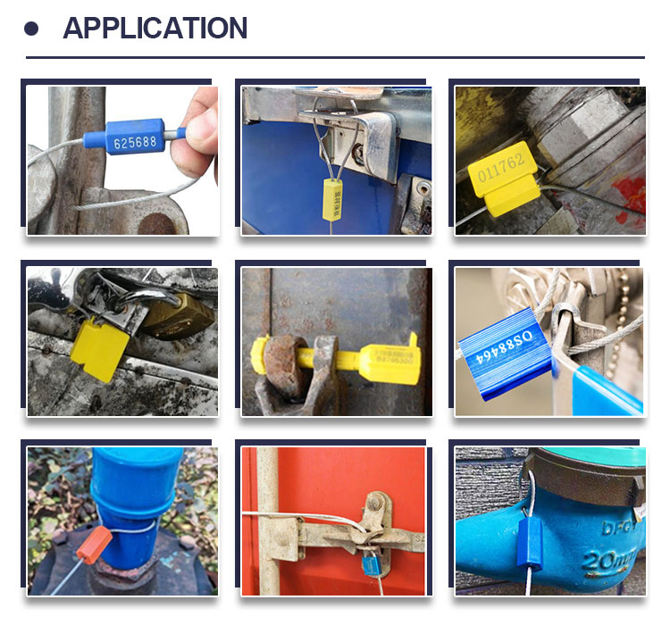 Con dấu cáp rõ ràng S002 Con dấu cáp rõ ràng S002