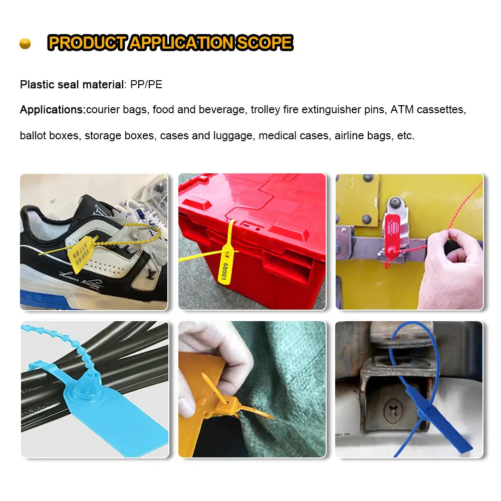 L008 Con dấu nhựa có chiều dài cố định L008 Con dấu nhựa có chiều dài cố định